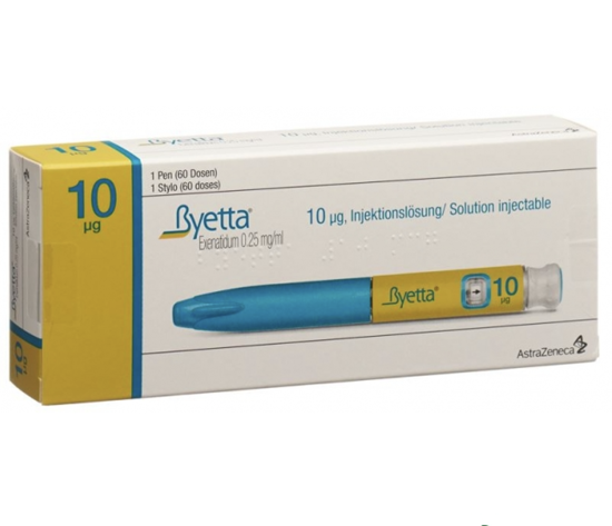 Byetta Exenatide 10 mcg