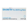 Sinoretik Fort 20mg/25mg 30 Tab