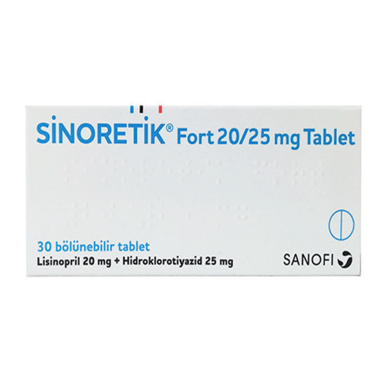 Sinoretik Fort 20mg/25mg 30 Tab
