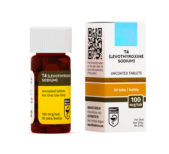 T4 100mcg 50 Tabs
